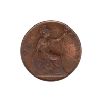 Preview 1 penny, 1907 reverse