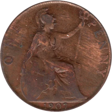 Preview 1 penny, 1907 reverse
