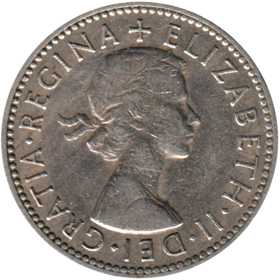 1 shilling, 1965 Obverse