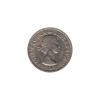 Preview 1 shilling, 1965 obverse