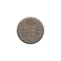 Preview 1 shilling, 1965 reverse