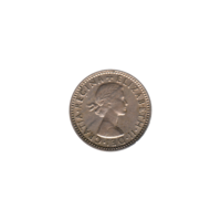 Preview 6 pence, 1963 obverse
