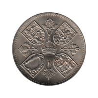 Preview 5 shillings, 1953 reverse