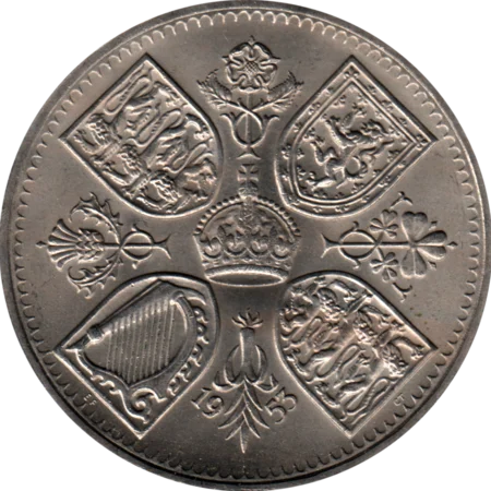 Preview 5 shillings, 1953 reverse