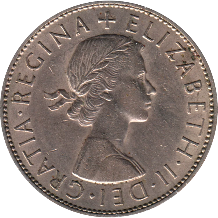 ½ crown, 1967 Obverse