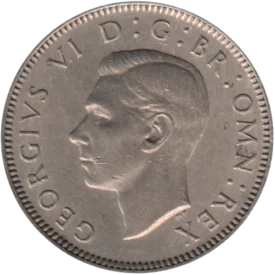 Preview 1 shilling, 1948 obverse