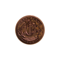 Preview ½ penny, 1964 reverse