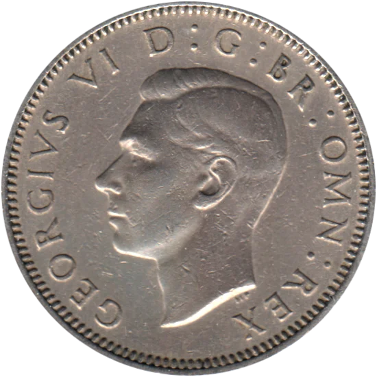 1 shilling, 1950 Obverse