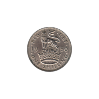 Preview 1 shilling, 1950 reverse