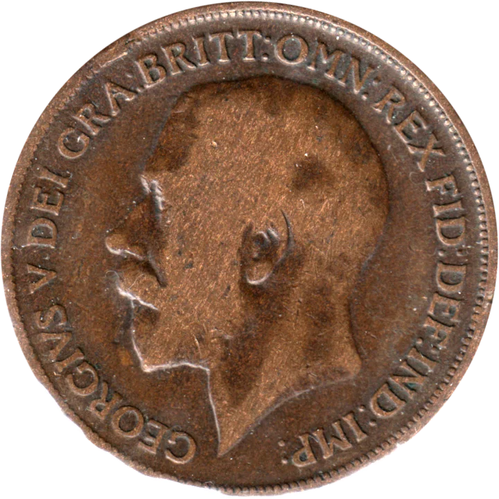 1 penny, 1917 Obverse