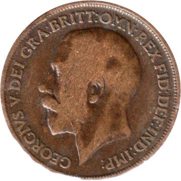 Preview 1 penny, 1917 obverse
