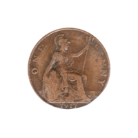 Preview 1 penny, 1917 reverse