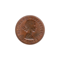 Preview ½ penny, 1967 obverse