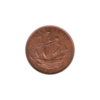 Preview ½ penny, 1967 reverse