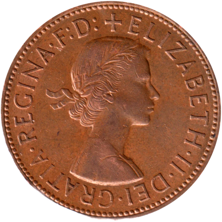 1 penny, 1964 Obverse