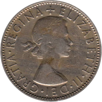 Preview 2 shillings, 1964 obverse