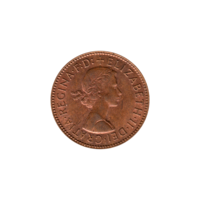 Preview ½ penny, 1966 obverse
