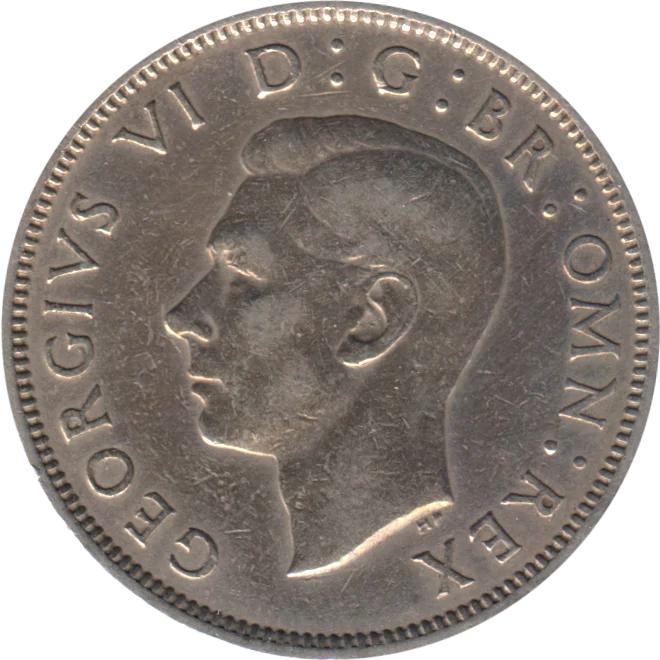 2 shillings, 1950 Obverse