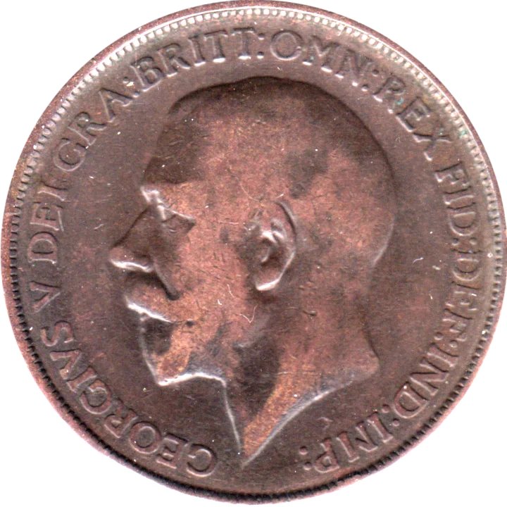 1 penny, 1913 Obverse