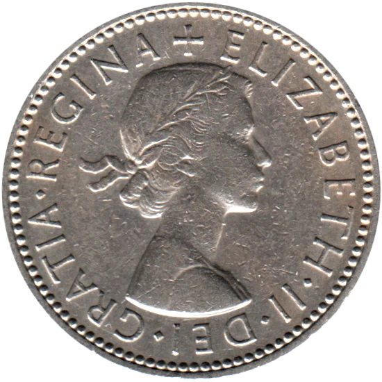 1 shilling, 1959 Obverse