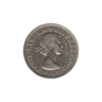 Preview 2 shillings, 1966 obverse
