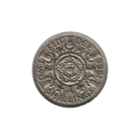 Preview 2 shillings, 1966 reverse