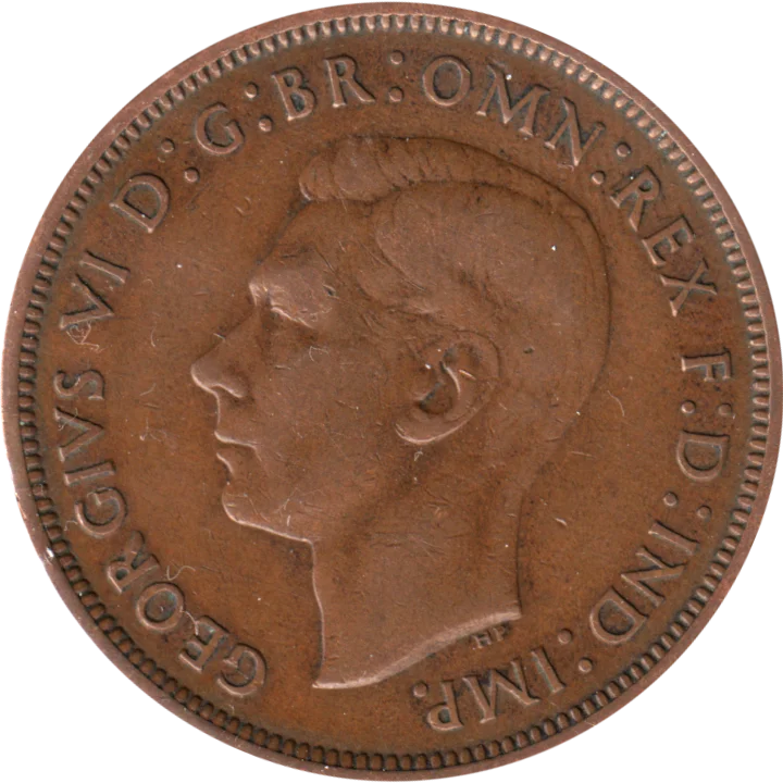 1 penny, 1939 Obverse