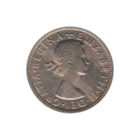 Preview ½ crown, 1962 obverse