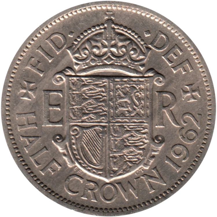 ½ crown, 1962 Reverse