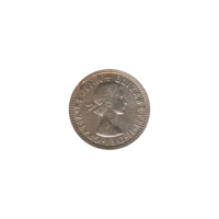 Preview 6 pence, 1959 obverse