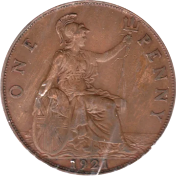 Preview 1 penny, 1921 reverse