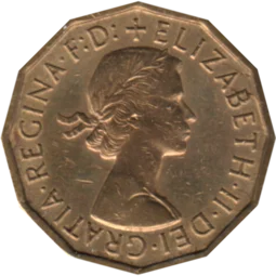 Preview 3 pence, 1962 obverse