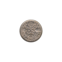 Preview 6 pence, 1954 reverse
