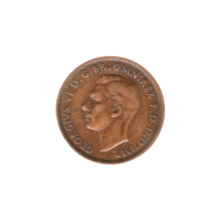 Preview ½ penny, 1939 obverse