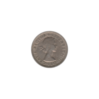 Preview 6 pence, 1962 obverse