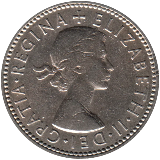 1 shilling, 1966 Obverse