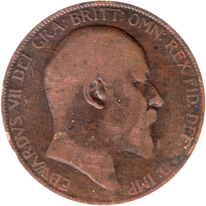 1 penny, 1905 Obverse