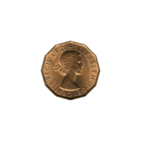 Preview 3 pence, 1967 obverse