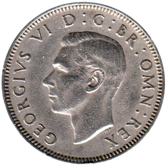 1 shilling, 1947 Obverse
