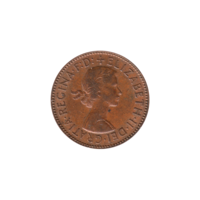 Preview ½ penny, 1962 obverse