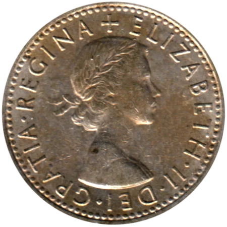 6 pence, 1966 Obverse