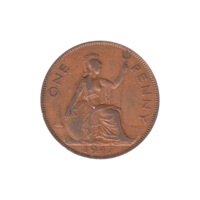 Preview 1 penny, 1947 reverse