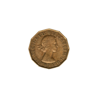 Preview 3 pence, 1966 obverse