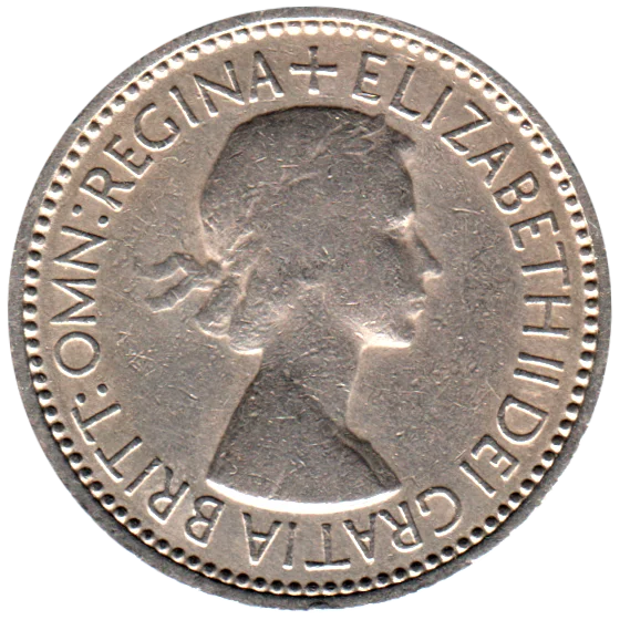 1 shilling, 1953 Obverse
