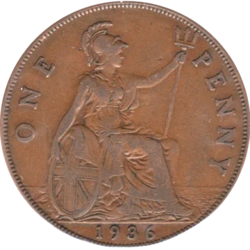Preview 1 penny, 1936 reverse