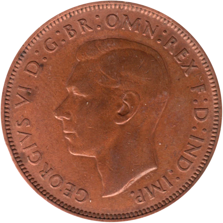 1 penny, 1948 Obverse