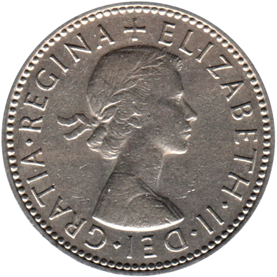 1 shilling, 1963 Obverse