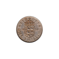 Preview 1 shilling, 1958 reverse