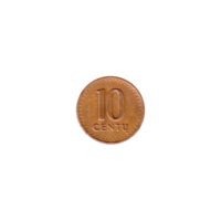 Preview 10 centas, 1991 reverse
