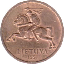 Preview 20 centas, 1991 obverse